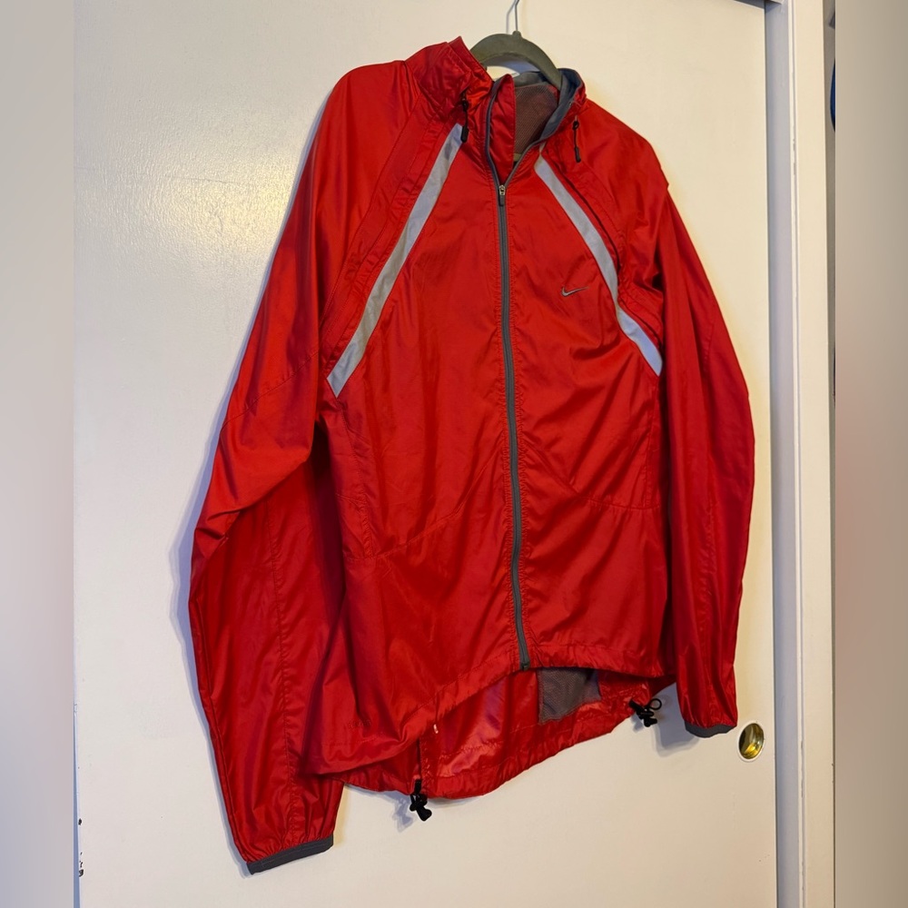 Nike Vintage Clima-Fit Windbreaker Jacket - Red (XL) - Picture 3 of 9